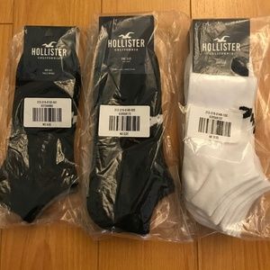 12 Brand New Hollister Socks One Size Ankle